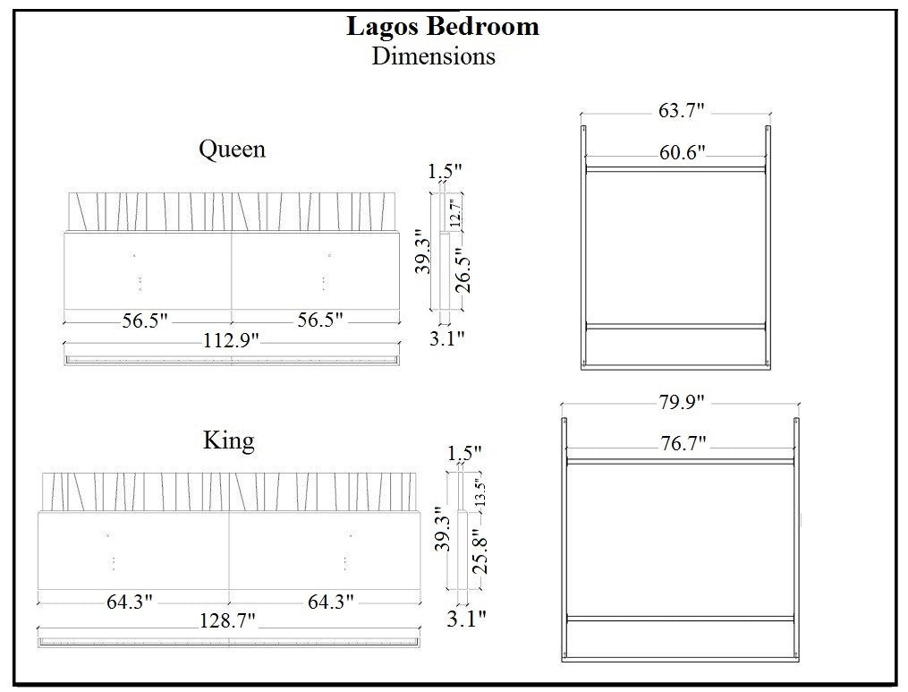 Lagos King Bed by JM