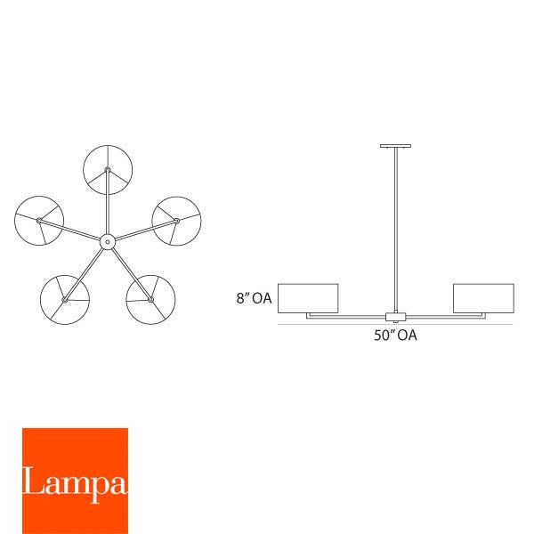 Lampa Megastar Chandelier | Lampa | LoftModern