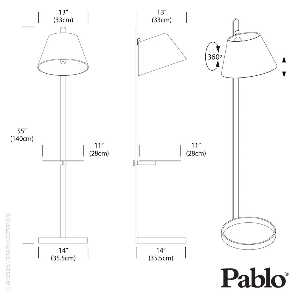 Pablo Designs Lana Floor LED | Pablo Design | LoftModern