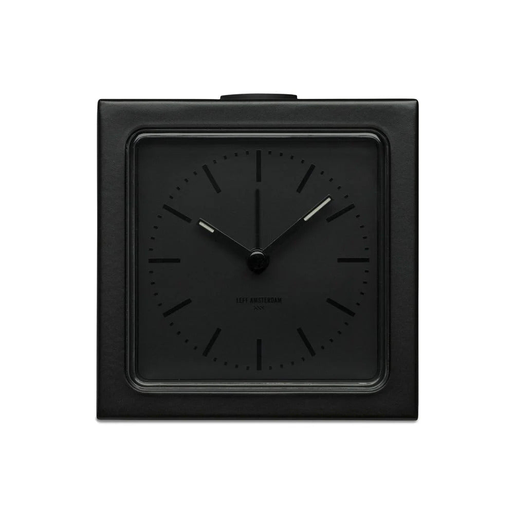 Leff Block Alarm Clock - Steel