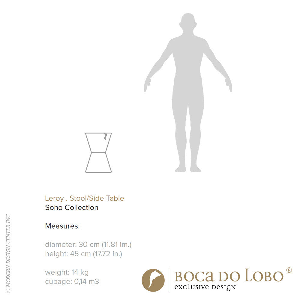 Boca do Lobo Leroy Stool Soho Collection | Boca do Lobo | LoftModern
