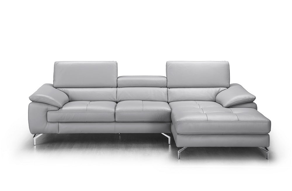 Liam Leather Sectional Sofa LHF Chaise by JM
