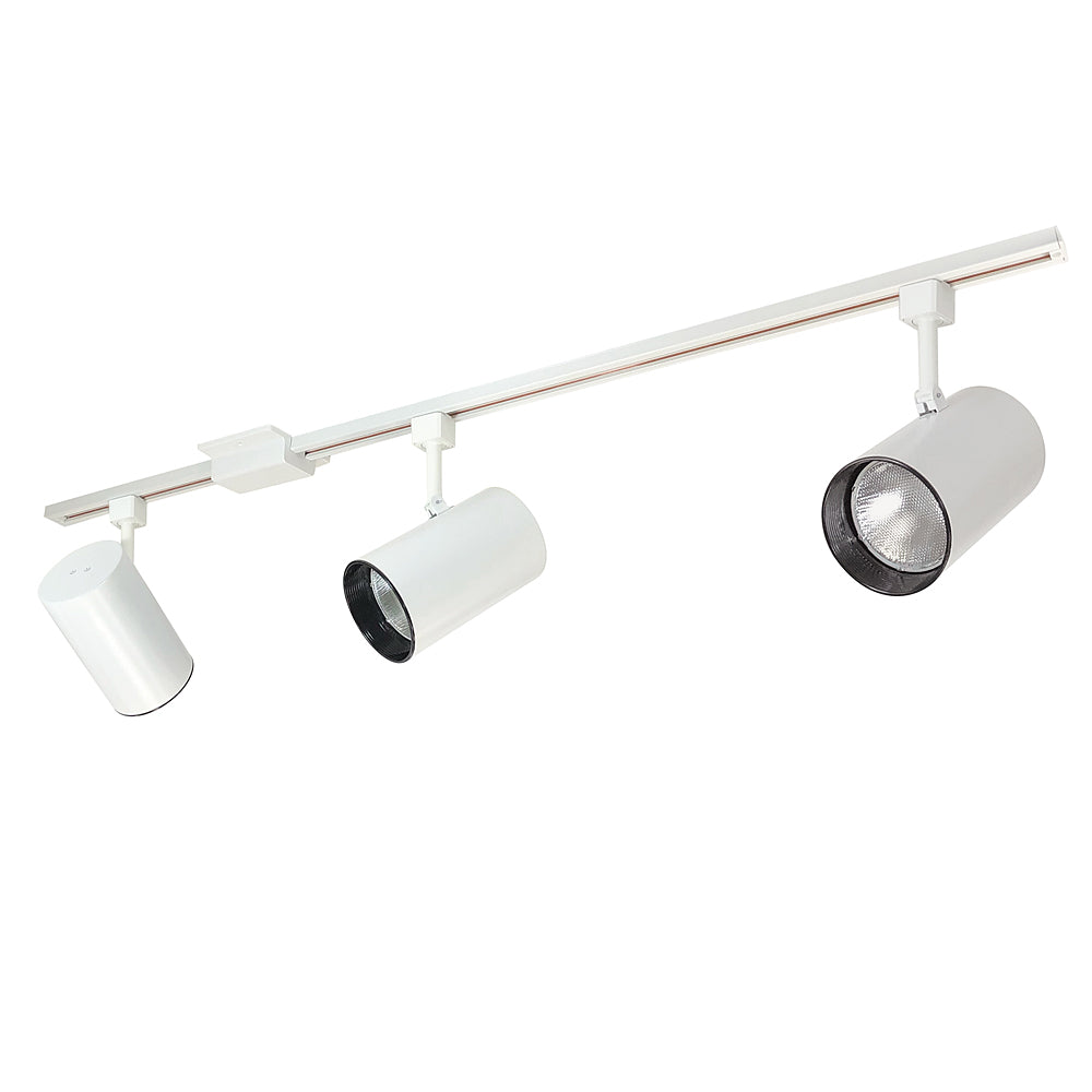 Nora Lighting Line Voltage Flat Back Cylinder Track Pack