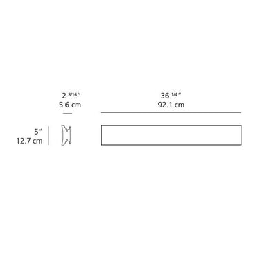Artemide LineaCurve mono LED light in white finish with dual mount design for contemporary home and hospitality lighting
