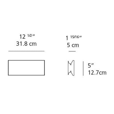 Low-profile Artemide LED light fixture with vertical and horizontal mounting for residential or commercial use