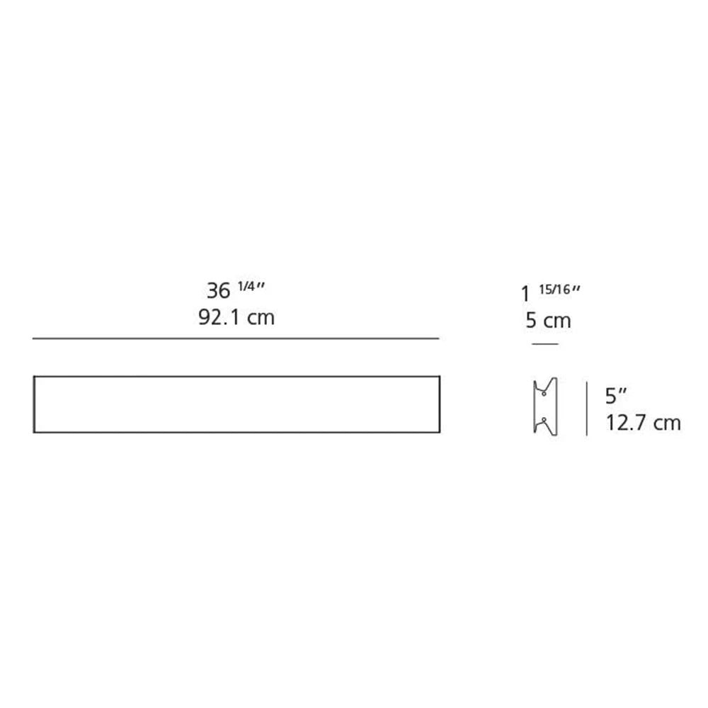 Artemide Lineaflat 36 Mono Wall Or Ceiling Light