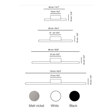 Lineal Led Wall Light by Carpyen