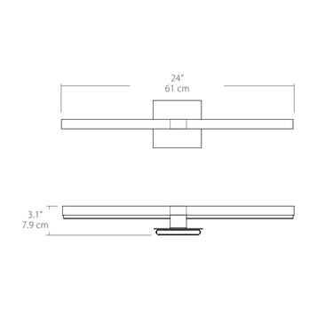 BlackJack Lighting Lino Vanity Light