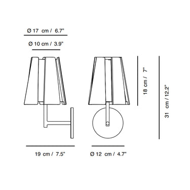 Little Twist Wall Light by Carpyen