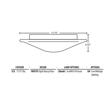 Besa Lighting Luma Ceiling Light