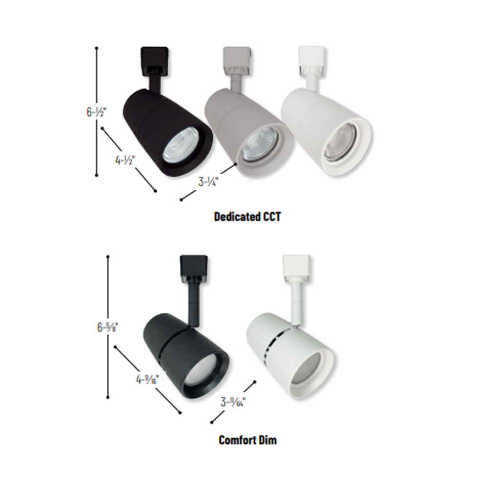 Nora Lighting MAC XL LED Track Head, up to 1250lm