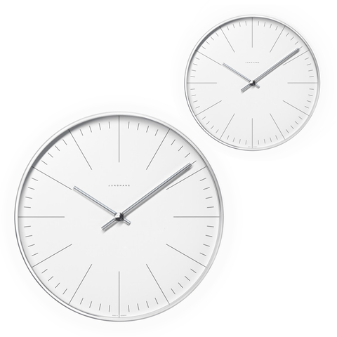 Wall Clock with Lines of Max Bill