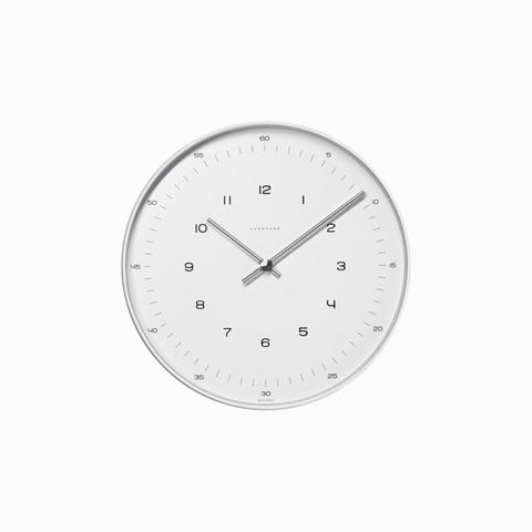 Wall Clock with Numbers of Max Bill