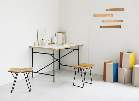 IC Design Metrocs Riki Watanabe Teak Stool