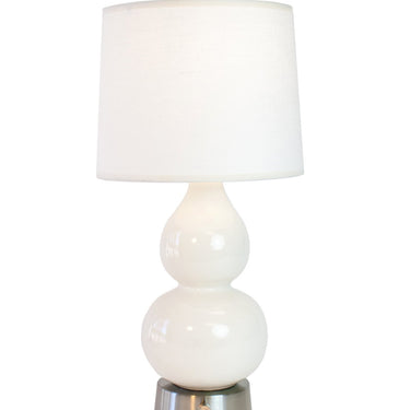 Modern cordless lighting: Norma Jean Ivory Ceramic Table Lamp