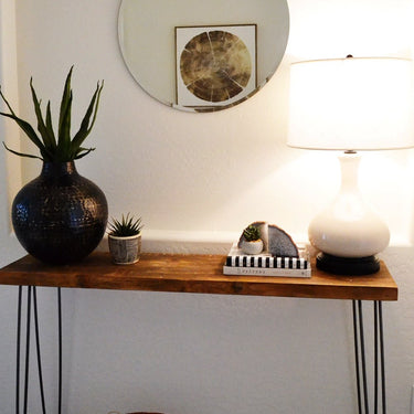 Contemporary Bronze Table Lamp - Modern Lantern Collection