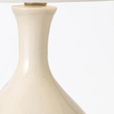 Antique brass finish on the Bartlett Ivory Cordless Lamp