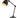 Sleek black metal Onyx Cordless Task Lamp for modern workspaces