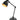 Sleek black metal Onyx Cordless Task Lamp for modern workspaces