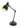 Sleek black metal Onyx Cordless Task Lamp for modern workspaces