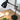 Wireless Onyx Cordless Task Lamp Black Metal side profile