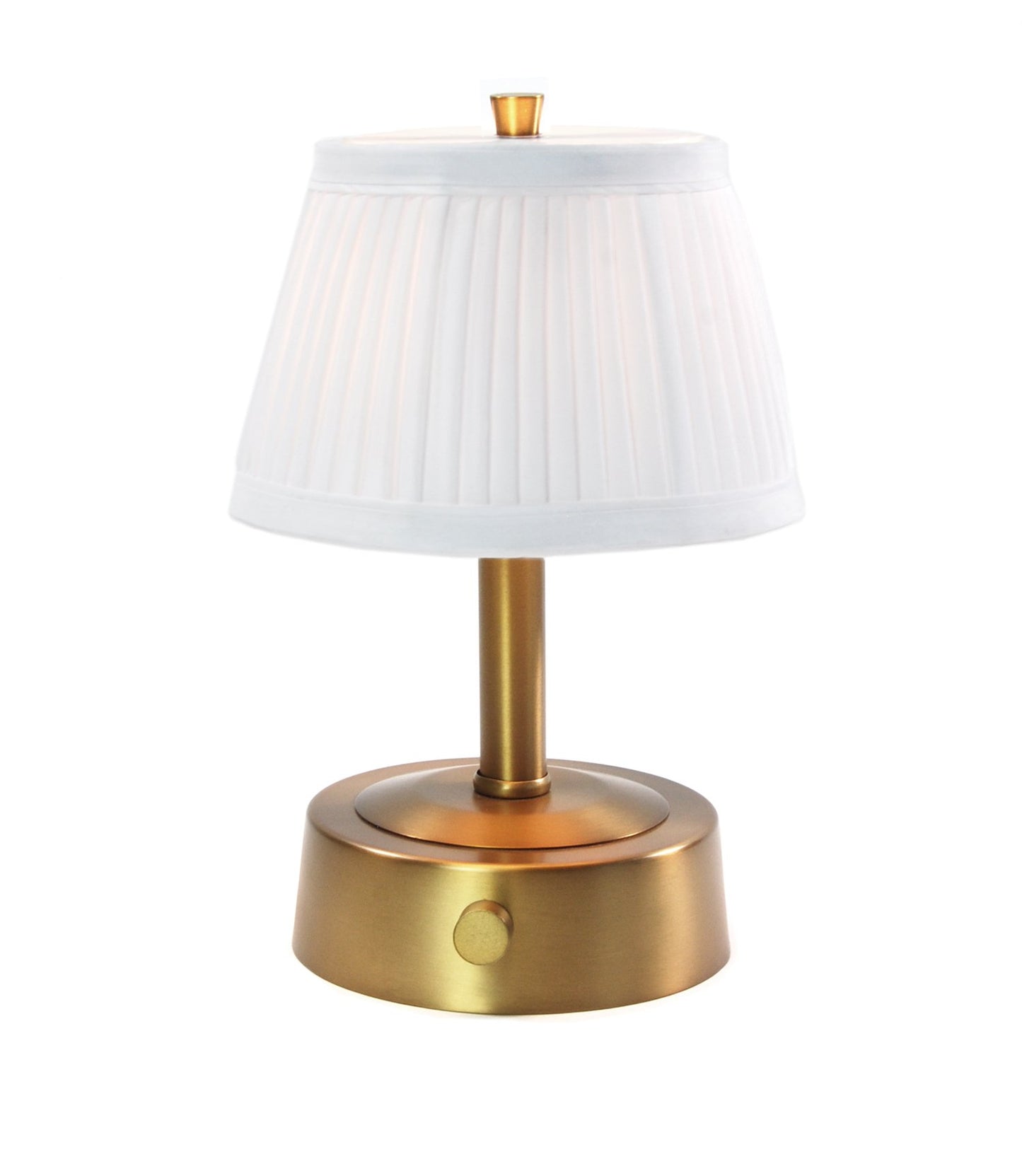 Modern Lantern Mini Metal Cordless Lamp on Antique Brass – LoftModern