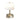Brushed Nickel Mini Metal Cordless Lamp on desk