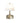 Brushed Nickel Mini Metal Cordless Lamp on desk