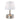 Sleek Mini Metal Cordless Lamp in Brushed Nickel finish