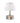 Sleek Mini Metal Cordless Lamp in Brushed Nickel finish