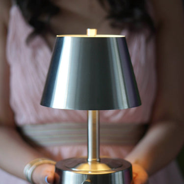 Modern Lantern Mini Metal Cordless Lamp for modern interiors
