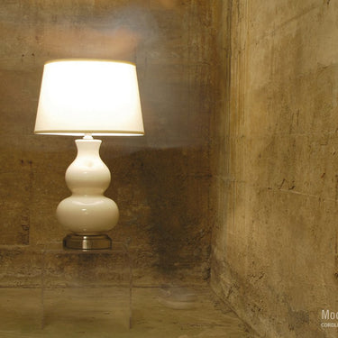 Marilyn Ivory on Nickel Cordless Lamp | Modern Lantern