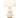 Elegant Marilyn Ivory on Brass Cordless Lamp by Modern Lantern