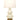 Elegant Marilyn Ivory on Brass Cordless Lamp by Modern Lantern