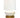 Ivory Antique Brass Cordless Lamp