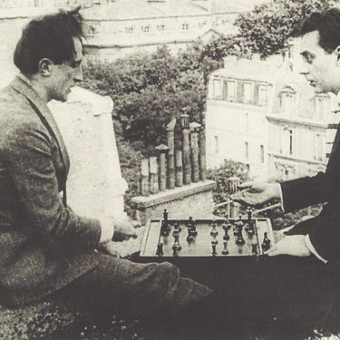 IC Design Man Ray Chess Pieces and Board