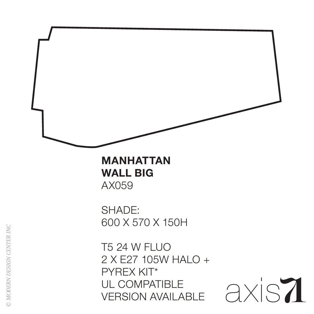 Axis 71 Manhattan Big Wall Lamp | Axis 71 | LoftModern