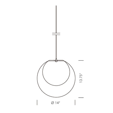 Mayuhana 2 Mini Pendant Light of Yamagiwa