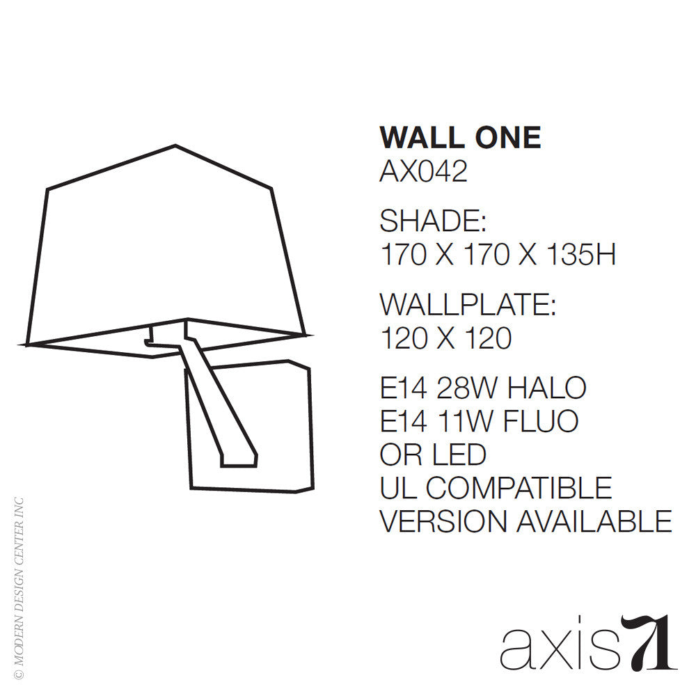 Axis 71 Memory One Wall Light | Axis 71 | LoftModern