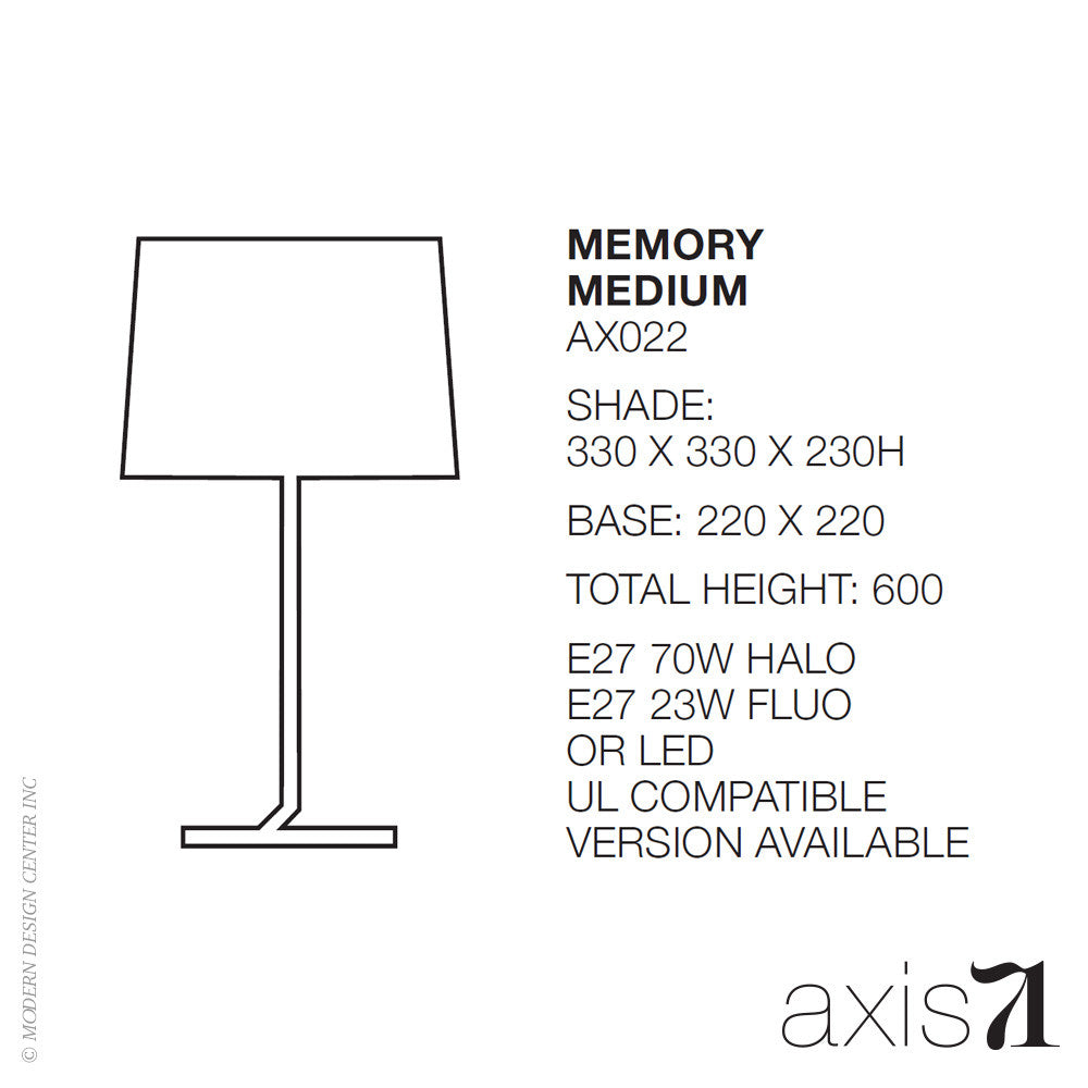 Axis 71 Memory Table Lamp Medium - LoftModern