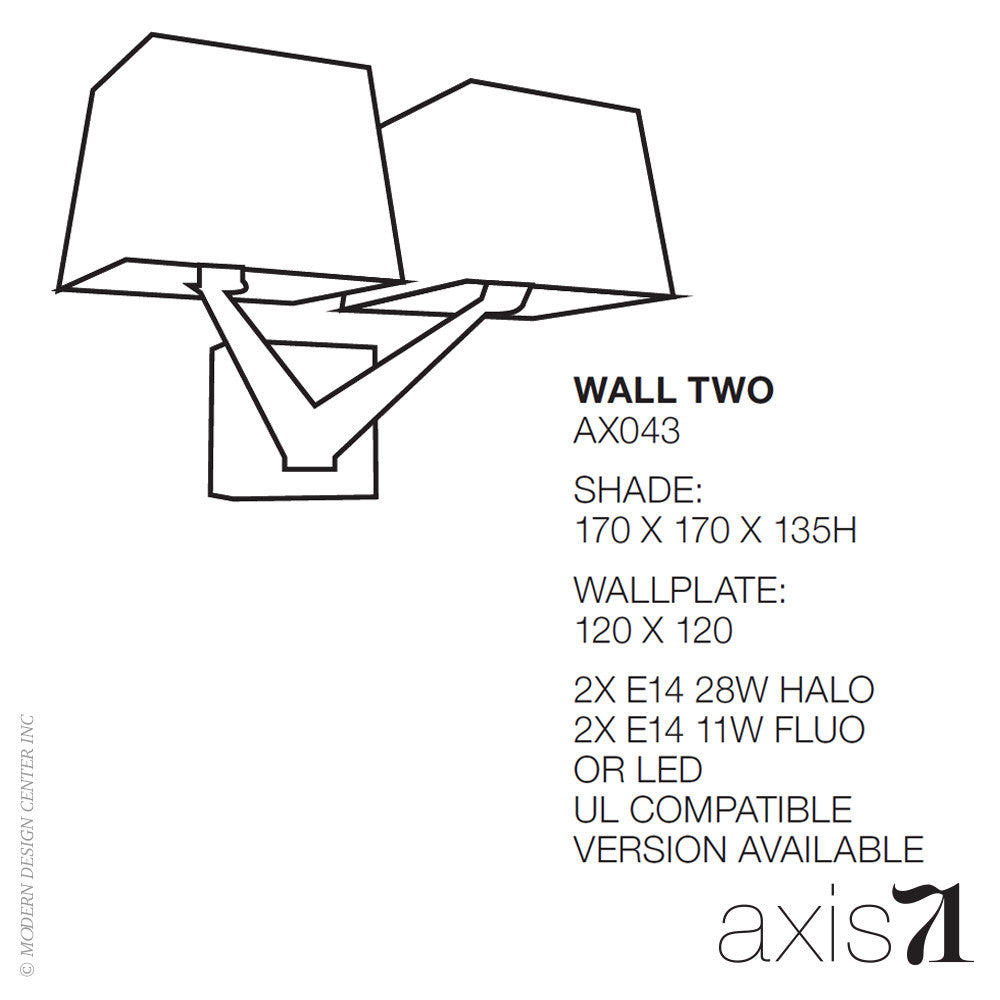 Axis 71 Memory Two Wall Light | Axis 71 | LoftModern
