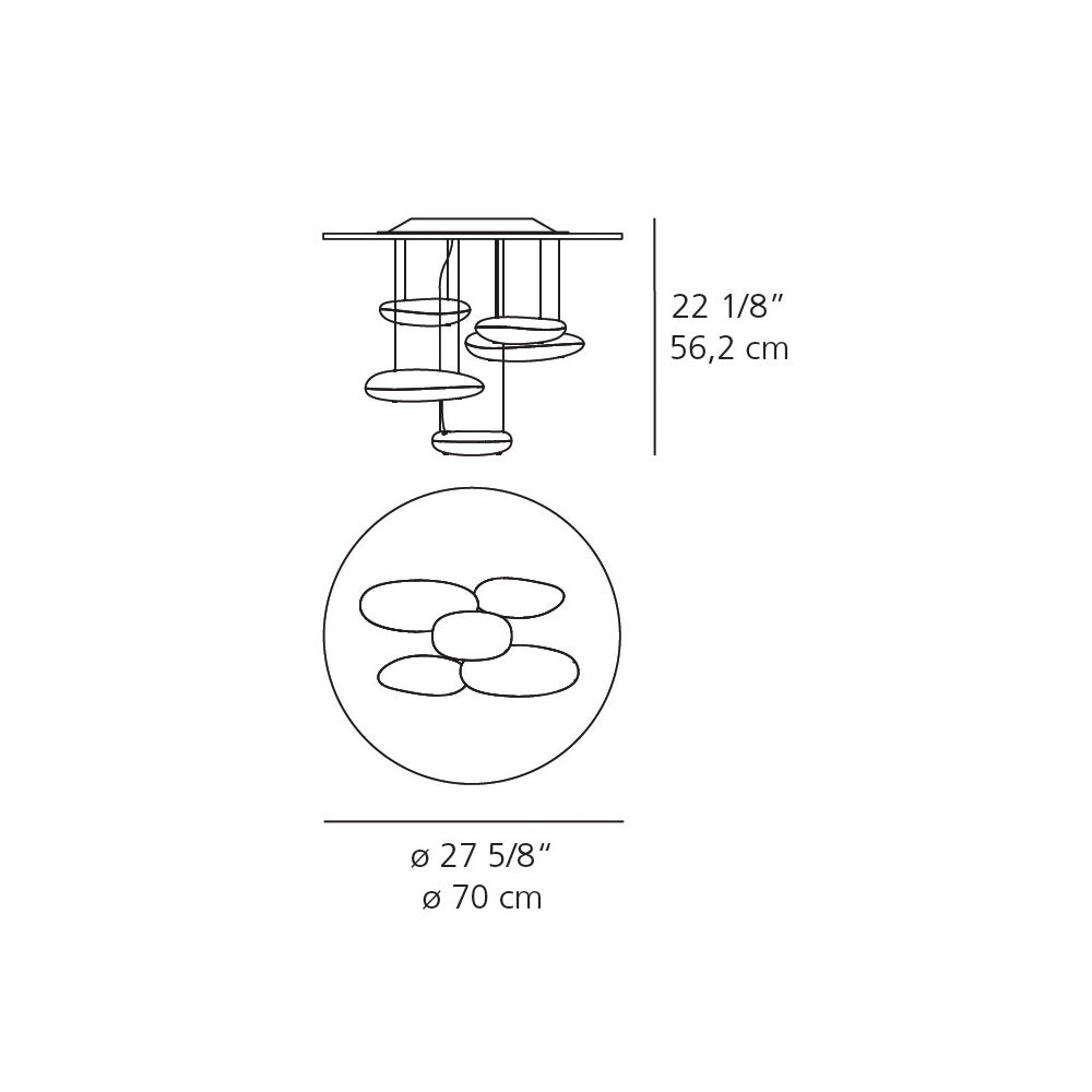 Artemide Mercury Mini Ceiling Light