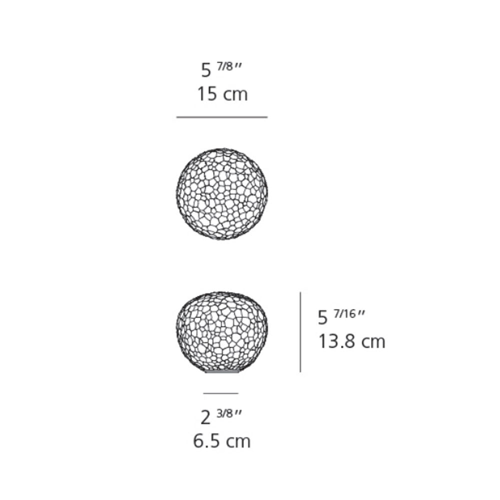 Artemide Meteorite 15 Table Lamp