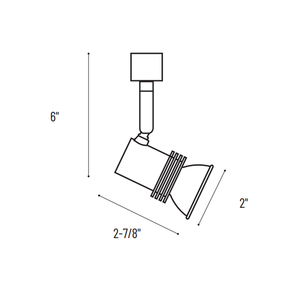 Nora Lighting Metro Line Voltage MR16 GU10 Track Fixture