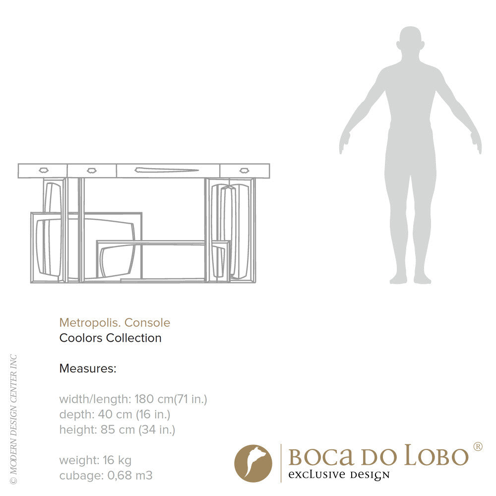 Boca do Lobo Metropolis Console Coolors Collection | Boca do Lobo | LoftModern