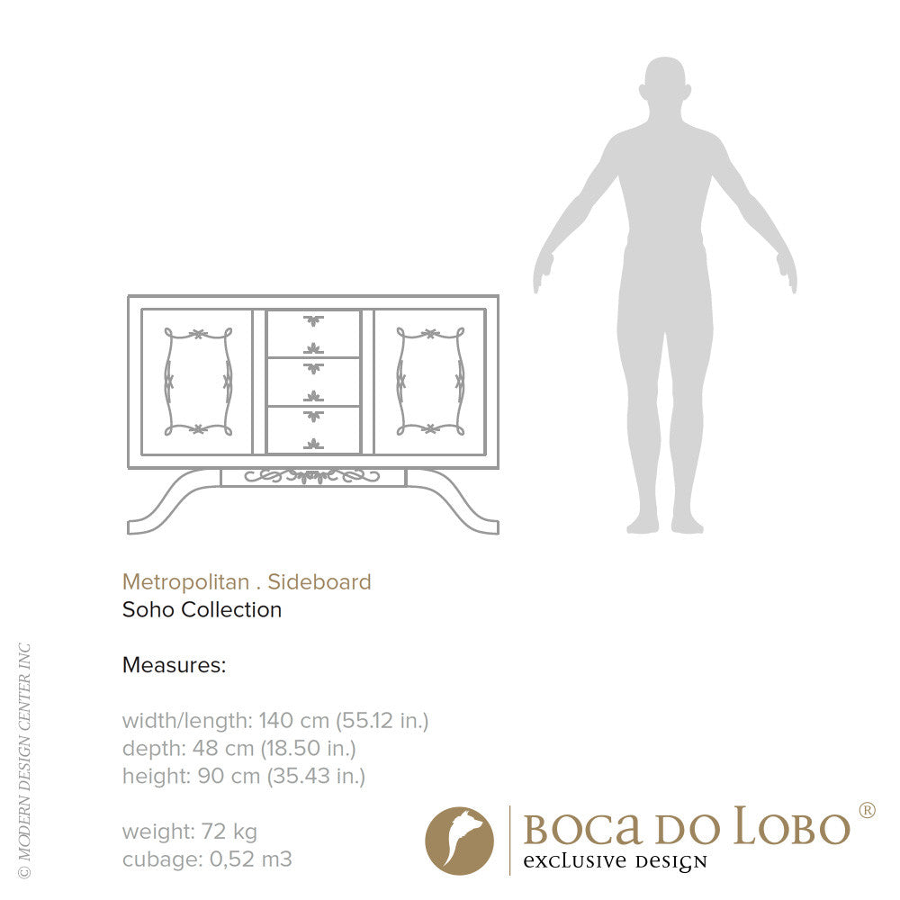 Boca do Lobo Metropolitan Sideboard Soho Collection | Boca do Lobo | LoftModern