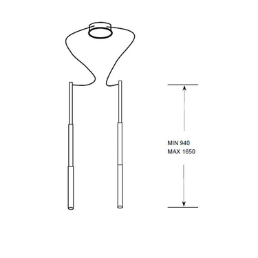 Pallucco Micro Telescopic 2.3 Pendant Light