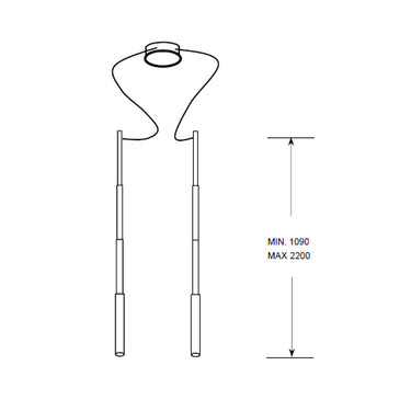 Pallucco Micro Telescopic 2.4 Pendant Light