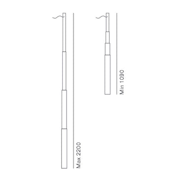 Pallucco Micro Telescopic 3.4 Pendant Light