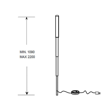 Pallucco Micro Telescopic Terra Floor Lamp